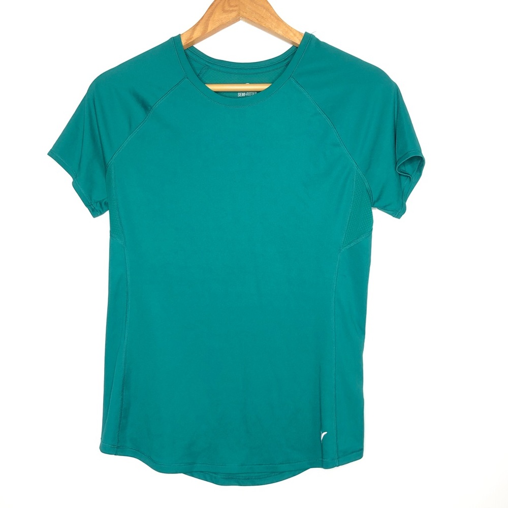 Old Navy Green Semi Fitted Dry Top Small
